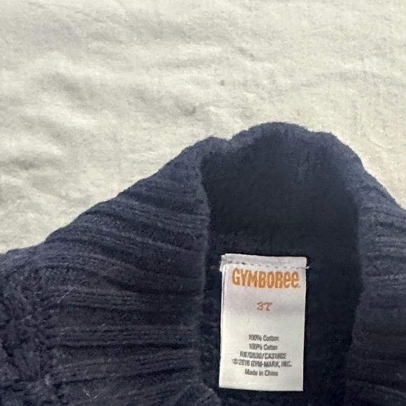 Gymboree - Blue and Gray Crewneck Sweater - Picture 2 of 4